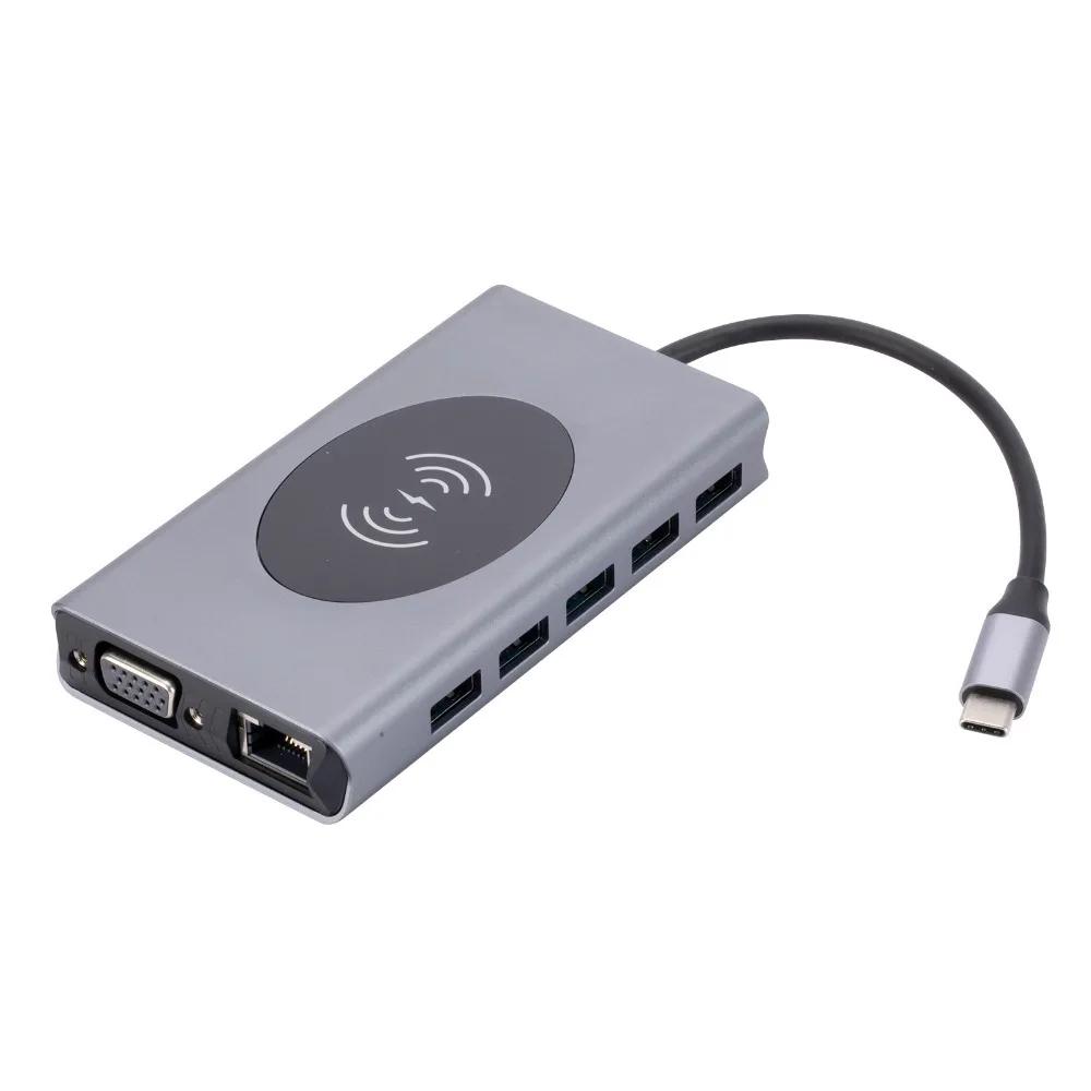 HDMI ȣȯ  ŷ ̼, USB C , HDMI + VGA, USB 3.0, RJ45, 13 in 1, CŸ Ȯ 